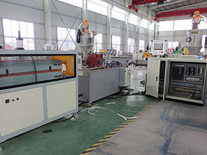 PE Carbon Spiral Pipe Making Machine