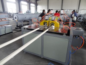 PVC double pipe machine- cutter