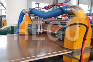 wpc foam board machine-edge cutting