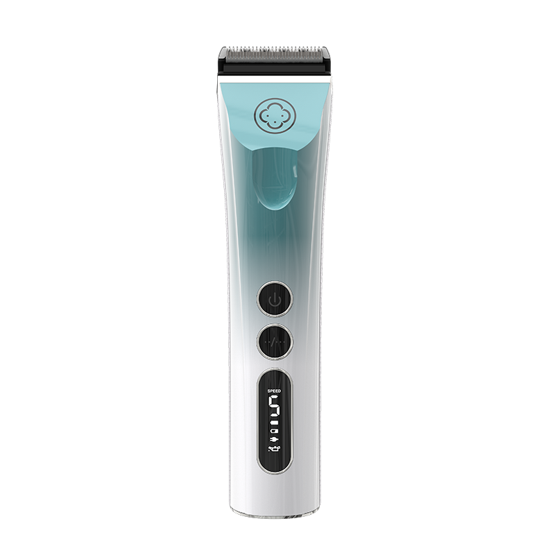 Factory Direct: Madeshow 986F Hair Trimmer with 5 Speeds, 5 Cutter Heads, and 6 Hour Run Time. Featuring Electroplating Gradient Color and LED Display.