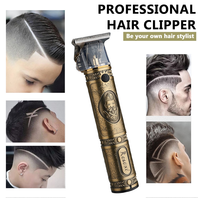 Electric Hair Clipper Usb Hair Trimmer Titanium Ceramic Blade Men Kids The Top Brands Mall