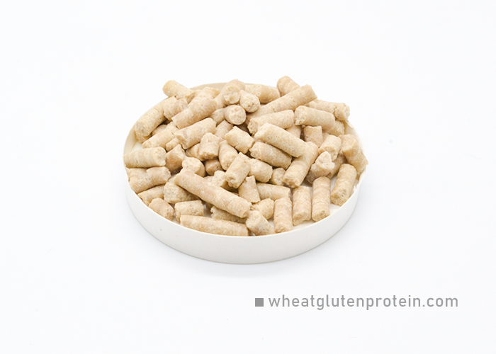 Organic Wheat <a href='/gluten/'>Gluten</a> Pellets for Aquaculture Feed from Factory