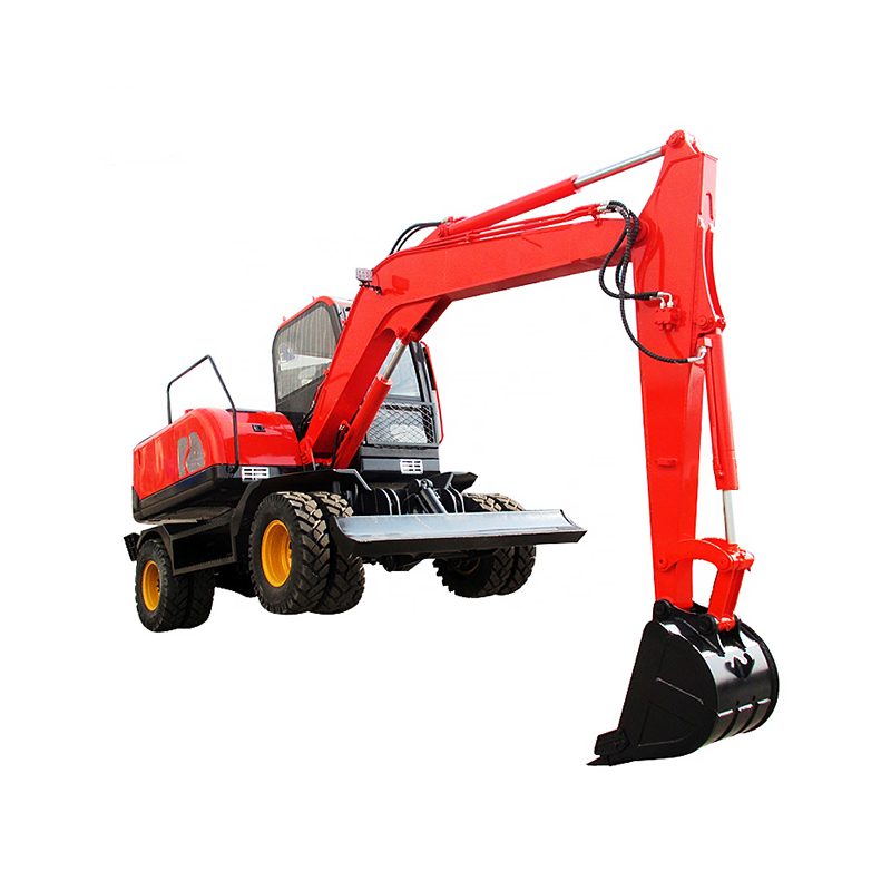 Factory Direct Sale: CE ISO Certified HE90 Wheel Excavator