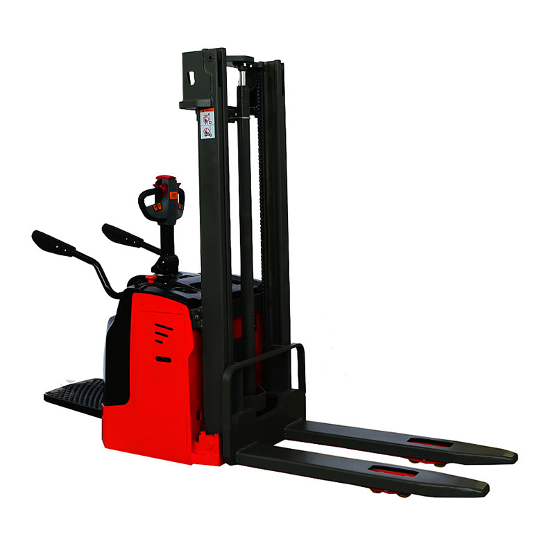 CE ISO Certified electrical stacker stand-on type forklift made in China FOR SALE