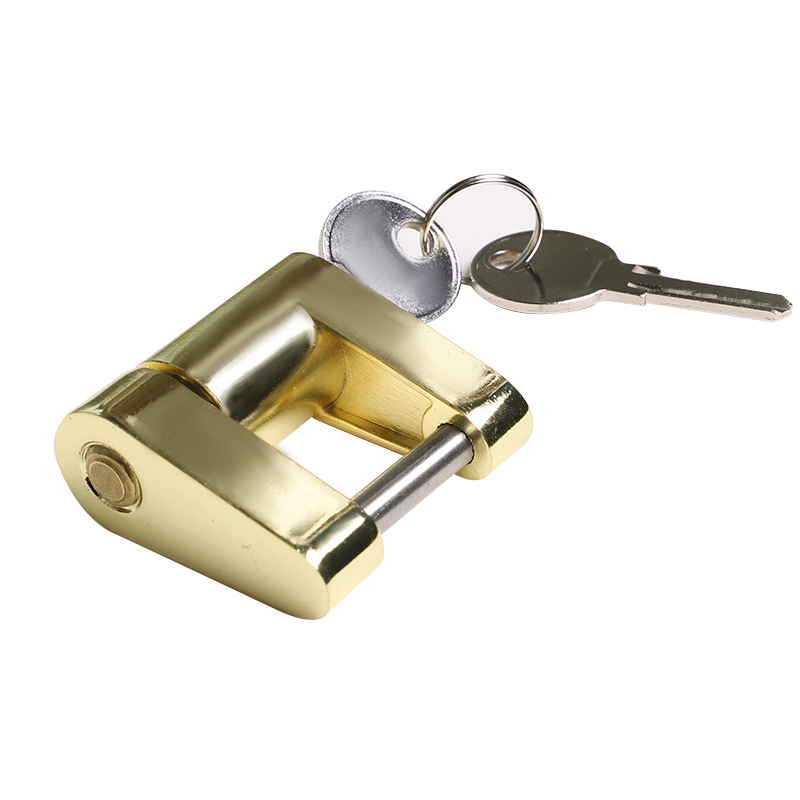 U-shape keyable steel trailer coupler lock, universal trailer ball tow hitch Lock, <a href='/lockable-trailer-coupler-lock-with-key/'>Lockable Trailer Coupler Lock with key</a>,ZC2023
