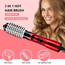 3-in-1 Hot Air Brush One-Step <a href='/hair-dryer-comb/'>Hair Dryer Comb</a>