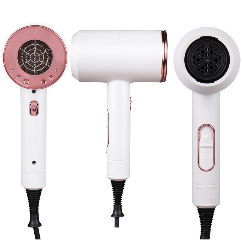 Ionic Hair Dryer, Blow Dryer with Diffuser, 1800W Professional Travel <a href='/hair-blower-dryer/'>Hair Blower Dryer</a> (3 Heating/2 Speed/Cold Settings - Star Hair Store- www.starhairstore.com