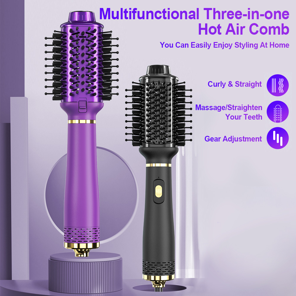 LS-H1061 One Step Hair <a href='/dryer/'>Dryer</a> Brush 4 in 1 Negative Ion Hair Straightener Kit Electric Hot Air <a href='/blow-dryer/'>Blow Dryer</a> Brush Comb