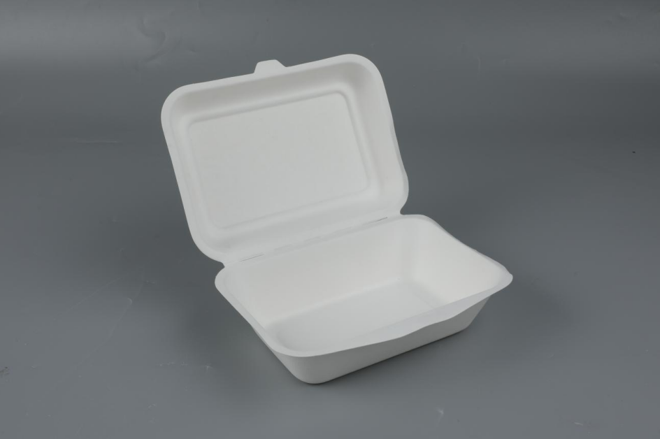 Factory Direct: Sustainable <a href='/biodegradable-tableware/'>Biodegradable Tableware</a> - 450ml/600ml Rectangular Clamshell