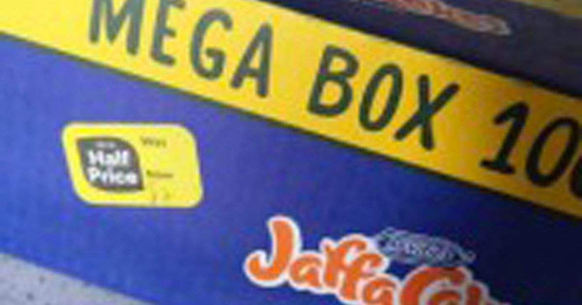 Empty Jaffa Cake Box | Revistatroll.com