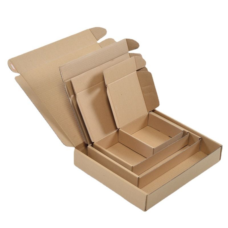 Factory Direct Kraft Paper <a href='/shipping-box/'>Shipping Box</a>es with Lid - In Stock & Ready to Ship!