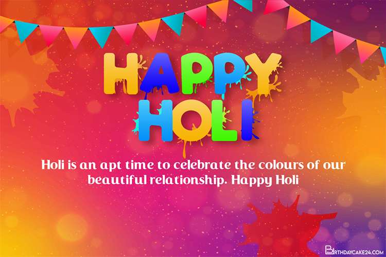 Happy Holi <a href='/greeting-card/'>Greeting Card</a> | Send Free Happy Holi Ecard Wishes To Friends - Fancygreetings.com