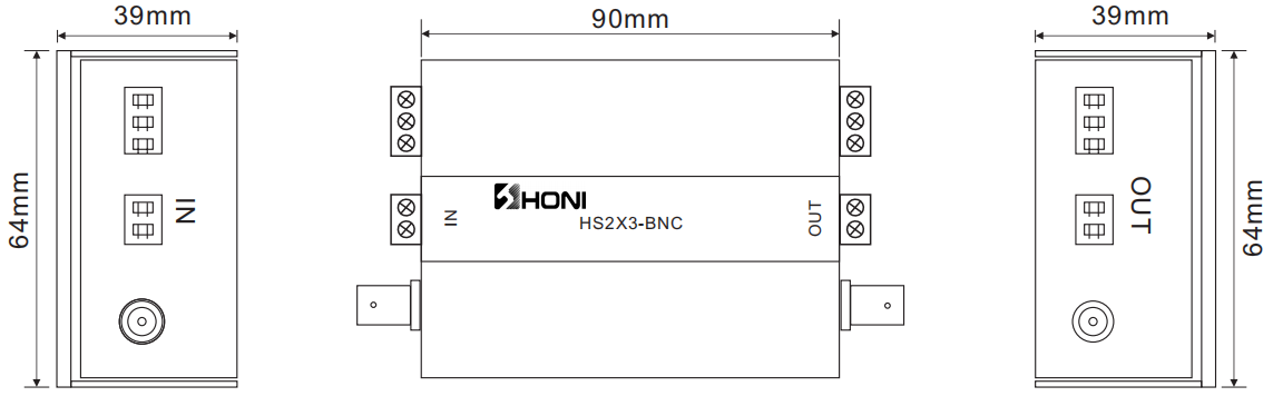 HS2X3 series Data and Signal Surge Protection 001