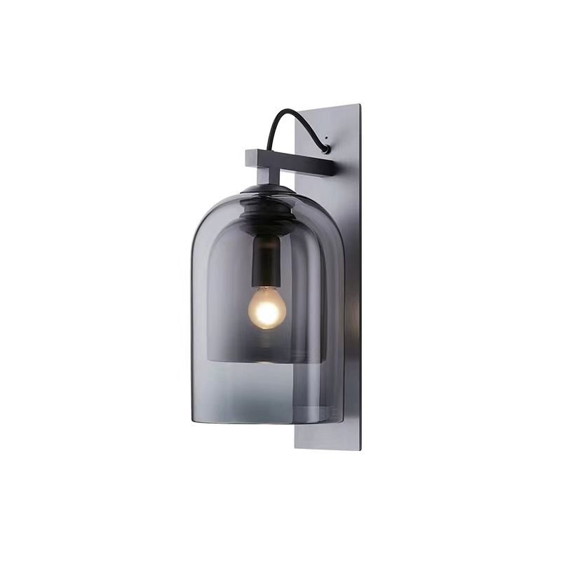 Factory Direct: <a href='/modern/'>Modern</a> <a href='/led-e27-wall-lamp/'>LED E27 Wall Lamp</a>s - Double Glass & Stylish Home Decor Bedside Wall Light