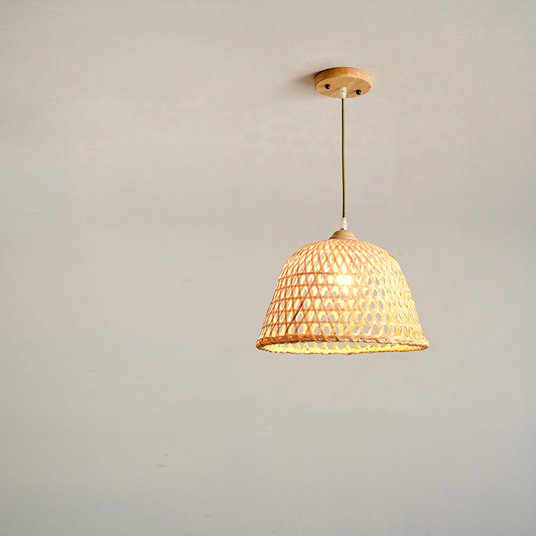 Hitecdad Differnet Shape Complete Handmade Natural Bamboo Woven <a href='/pendant-light/'>Pendant Light</a>ing