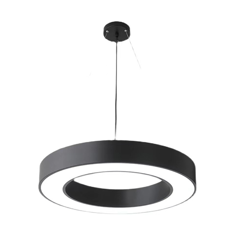 Factory Direct Sale: HITECDAD LED Ring Chandelier – Modern <a href='/acrylic-ceiling-light/'>Acrylic Ceiling Light</a> Fixture for Living/Dining Room