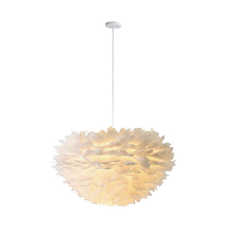 Hang in Style with HITECDAD's Nordic Feather Hanging Light - Manufacturer Direct