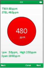 Figure 7 parameters Display