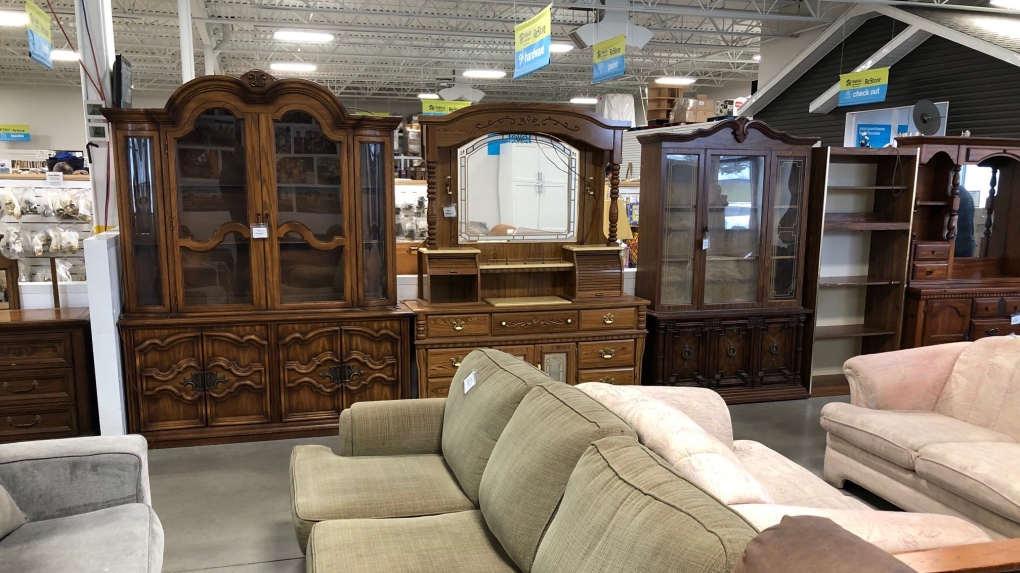 Rack at ReStore EAST Fox Cities Habitat ReStore