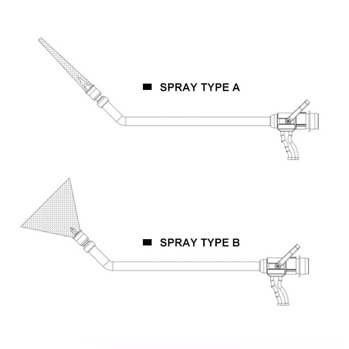 QZW-01 fire fighting water spray diversion water nozzle