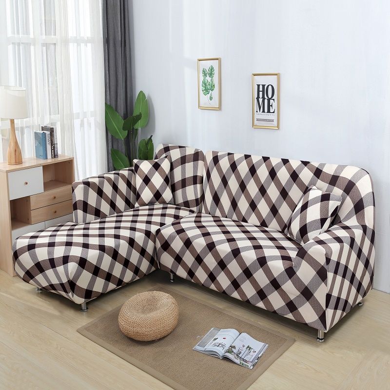 Factory Direct Sectional <a href='/couch-cover/'>Couch Cover</a> Stretch Spandex Slipcover - Pet Friendly <a href='/sofa-protector/'>Sofa Protector</a> for Living Room Furniture