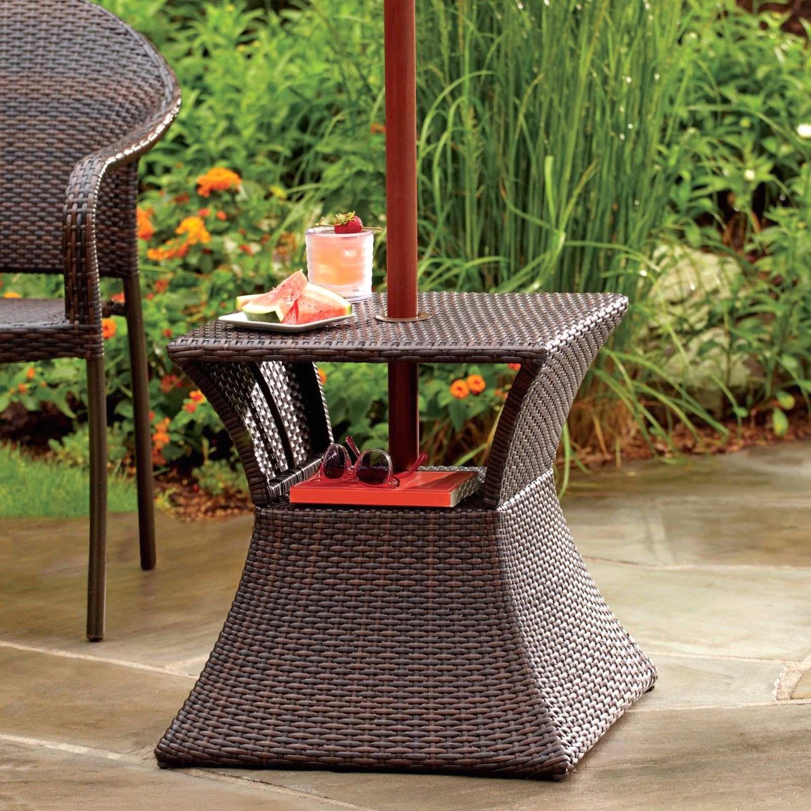 Umbrella Patio Table  Darcylea Design