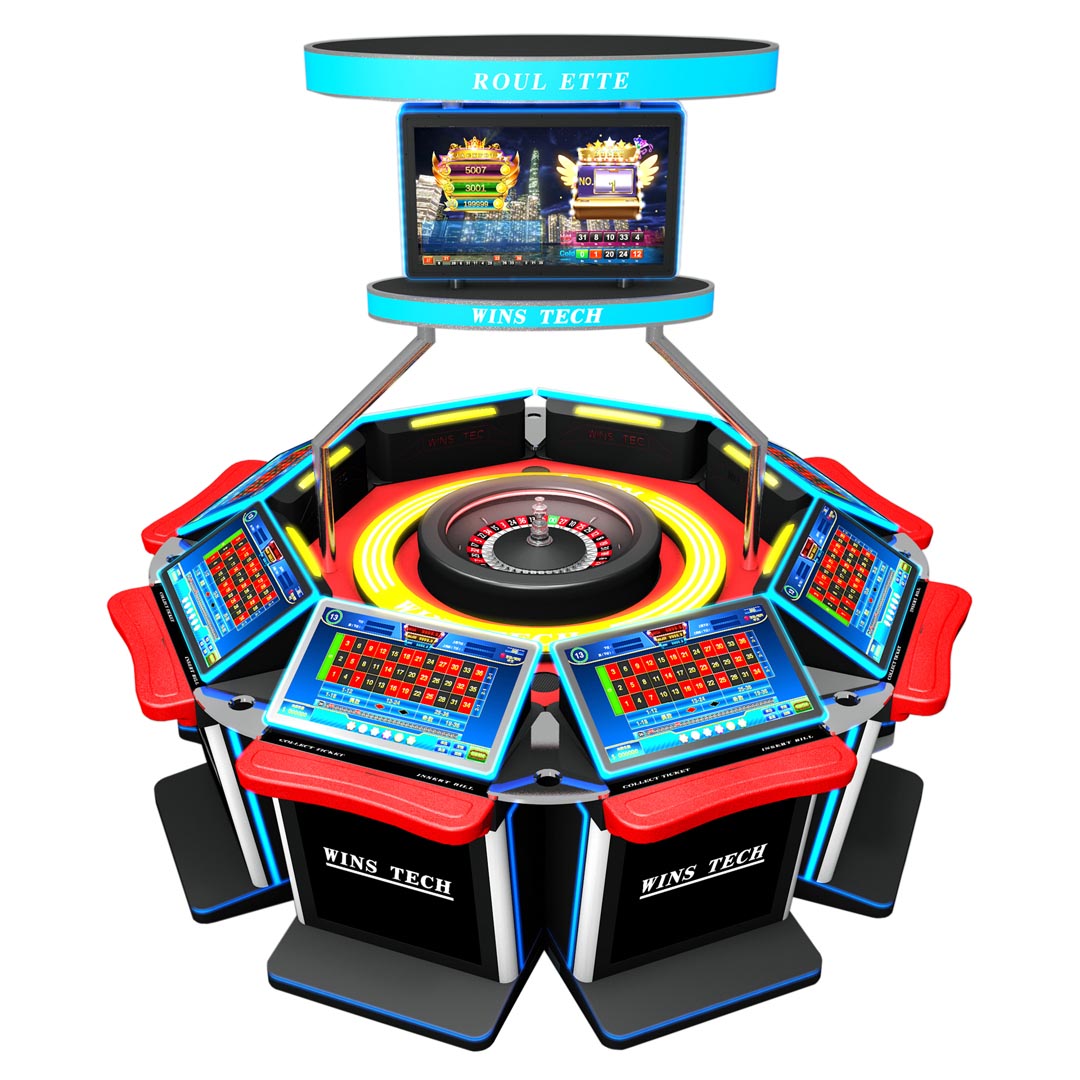 HX Dragon Roulette Circular machine 8 PLAYER POSITIONS 23 inch LCD <a href='/double-zero-wheel/'>Double Zero Wheel</a>