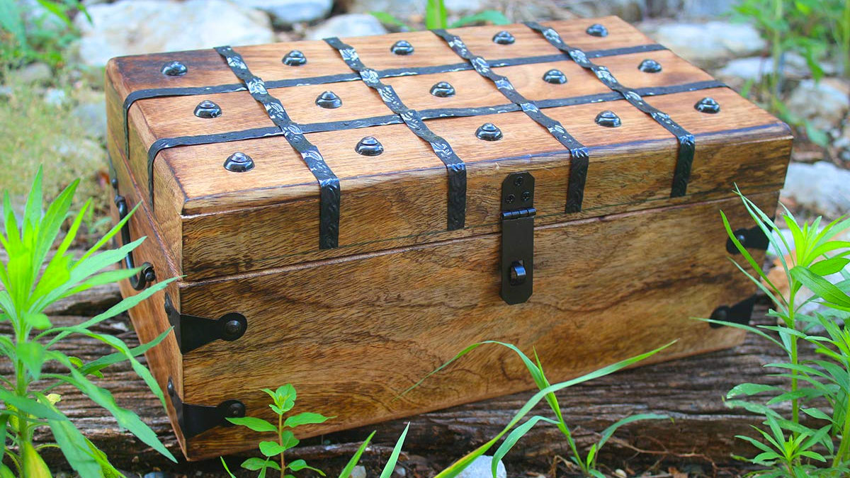 Wooden Treasure Chest by Pat Johnson on Dribbble