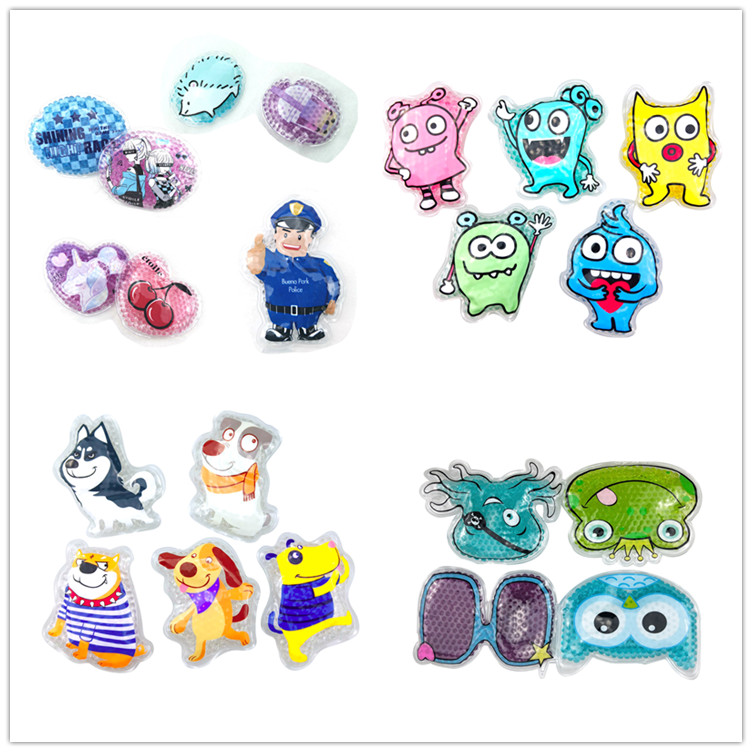 Factory Direct: Cute Cartoon Gel Beads Pack for Kids' Pain Relief & Injury Recovery. Get Yours Today!