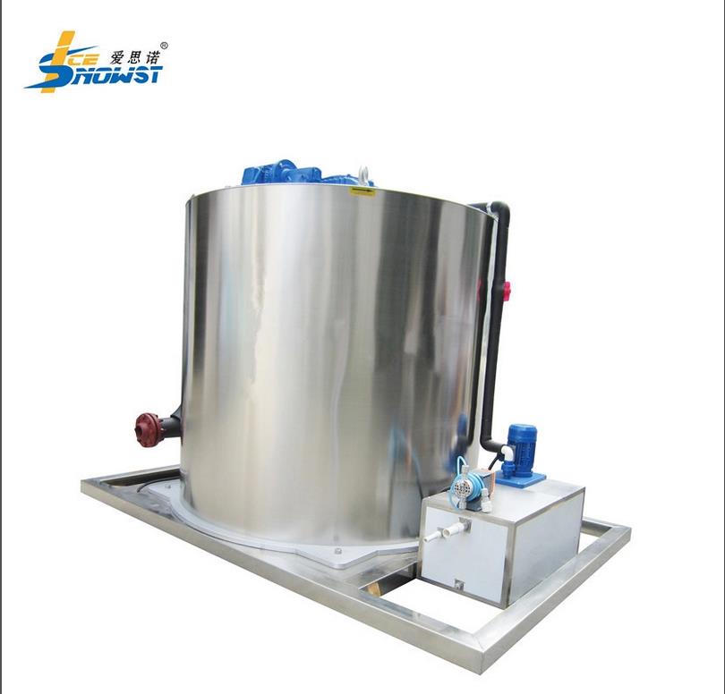 ICESNOW 20 tons/day  Stainless Steel Ice Machine Evaporator Flake Ice Generator For Ammonia System