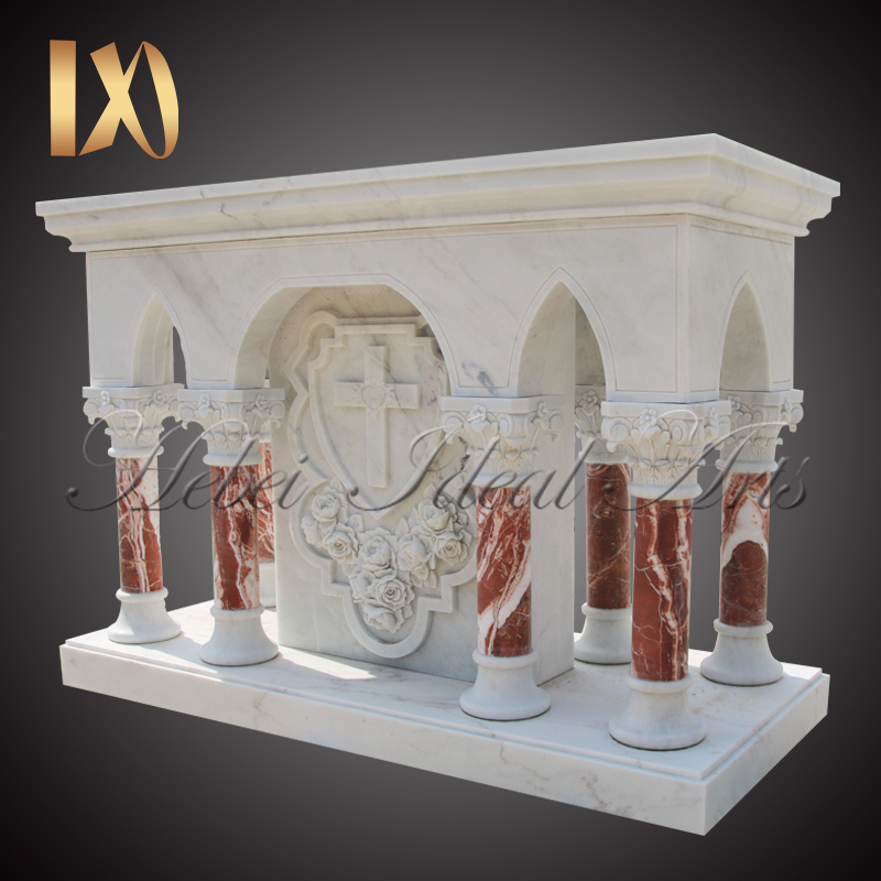 Large Modern White Marble Church <a href='/altar-table/'>Altar Table</a> for Sale