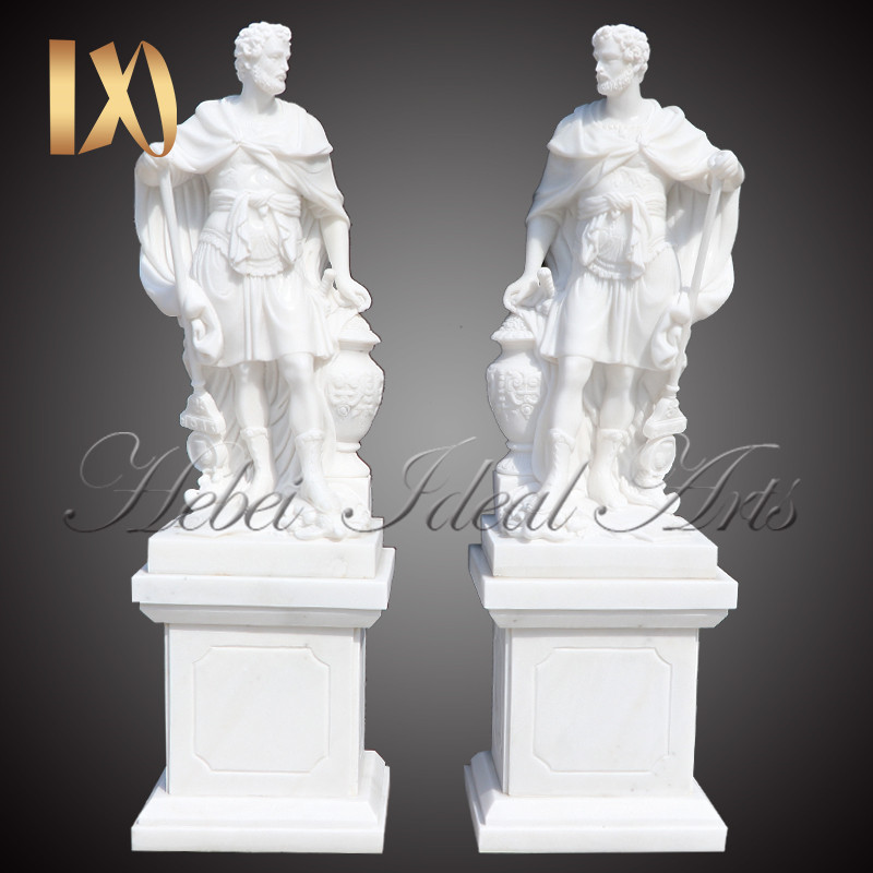 Authentic Roman Warrior Marble Statue for Sale direct from Factory Outlet