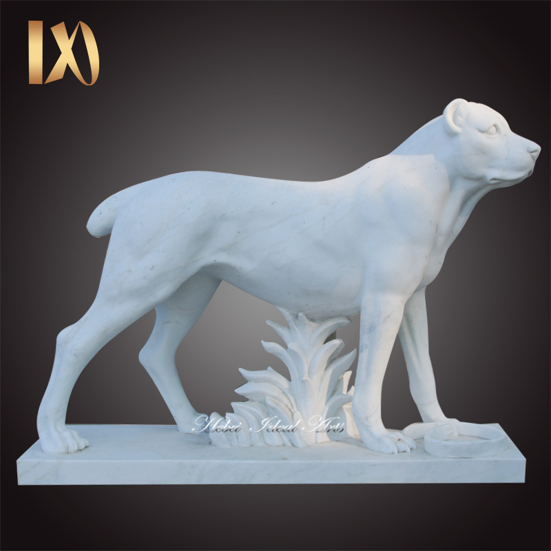 Outdoor Decoration <a href='/hand-carved-stone-dog-statue/'>Hand Carved Stone Dog Statue</a> Natural Marble Sculpture