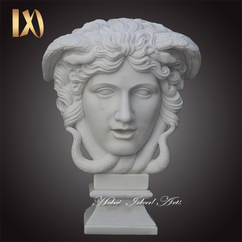 Classic Designs High Quality <a href='/head-stone-sculpture/'>Head Stone Sculpture</a> Marble Medusa Statue Head for sale