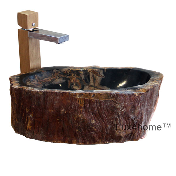 Bathroom Sinks - Stone Bathroom Sinks - Black  | KitchenSource.com