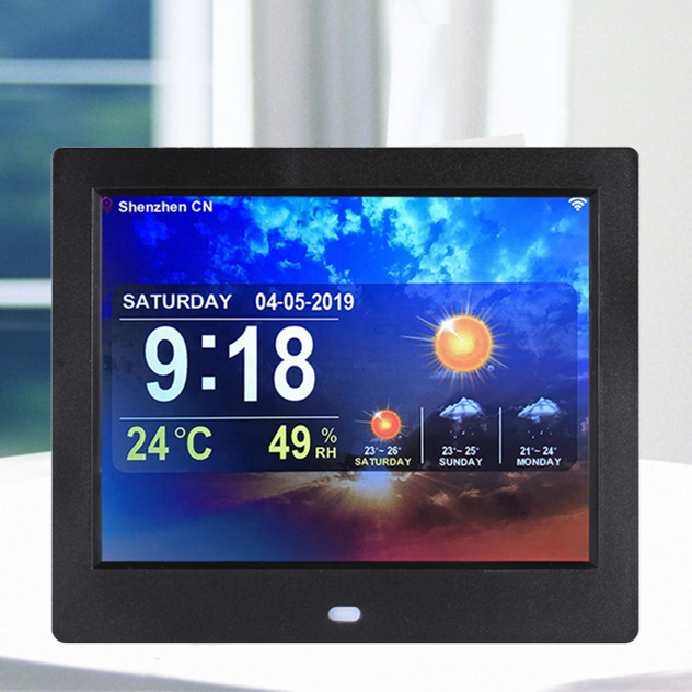 Get Reliable Time Updates and Weather Forecasts with Our 8 Inch Digital Day Clock - Direct from the Factory