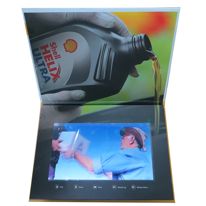 Shell Helix Ultra 10 Inch Ips Lcd Screen Greeting <a href='/video-brochure/'>Video Brochure</a> Player Card Mailer For Advertising