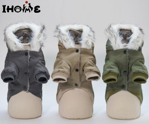 Pet Clothes, Dogs And Cats Luxury Clothing Winter-and-Autumn, Military Cotton-padded pet Clothing, dog thick clothes winter