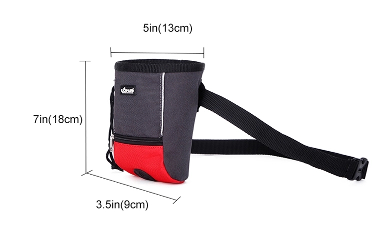 Small Size Pet Train Pouch, Large Capacity Dog Treat Pouch, Portable Detachable Training Pet Dog Treat Bag 