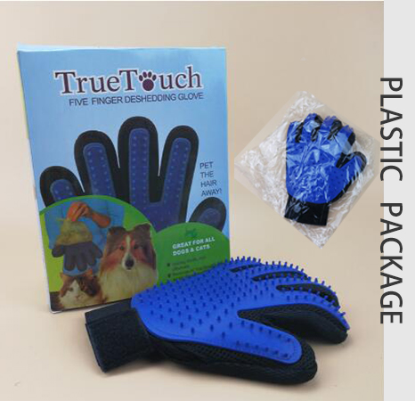 Dog Bath Massage Brush, Washing Comb, Pet Grooming Gloves