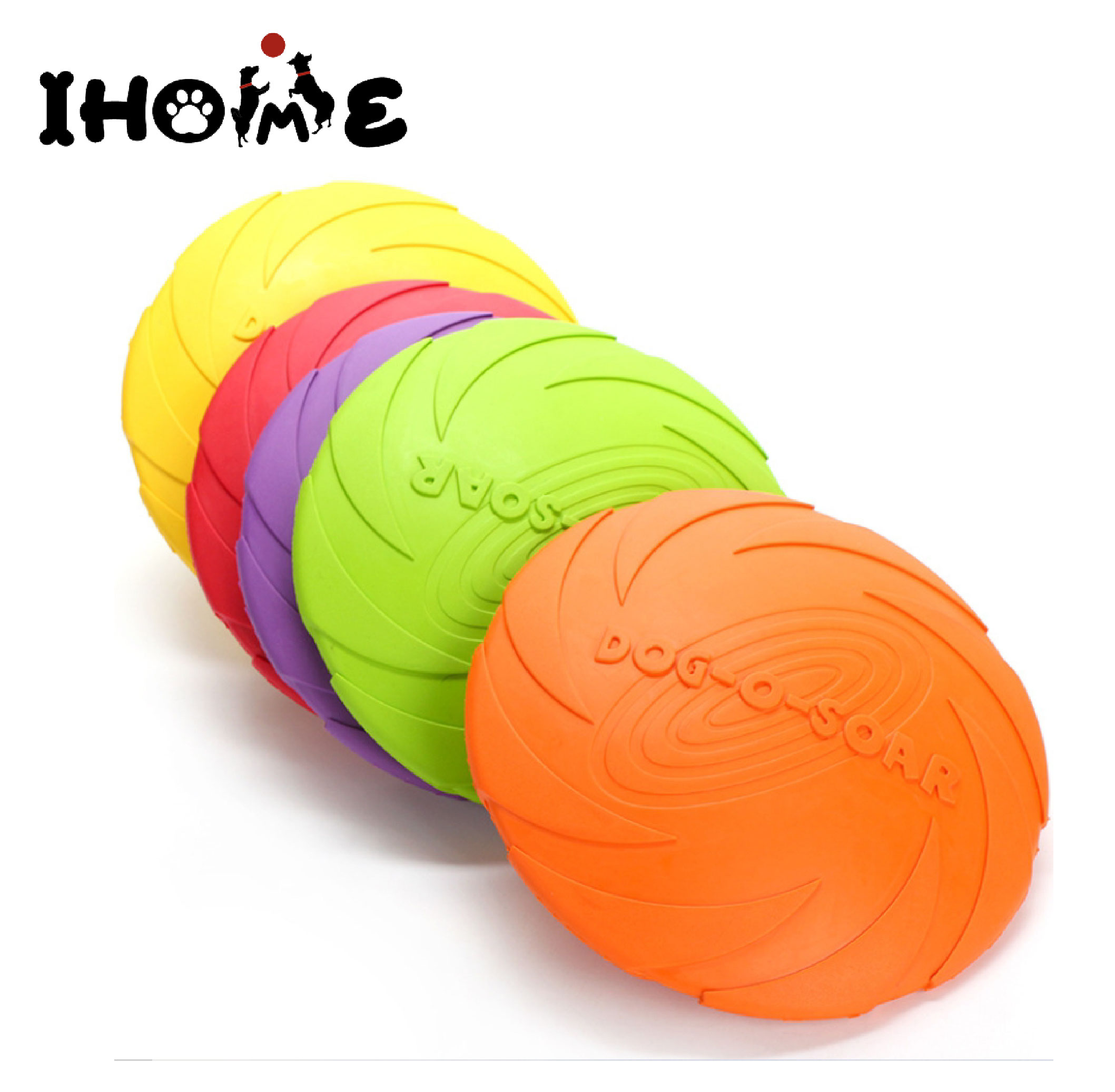 Dog Frisbee Flying Disc-Pet Interactive Toy, Training Flyer,Fda Standard Pet Frisbee,colourful dog frisbee