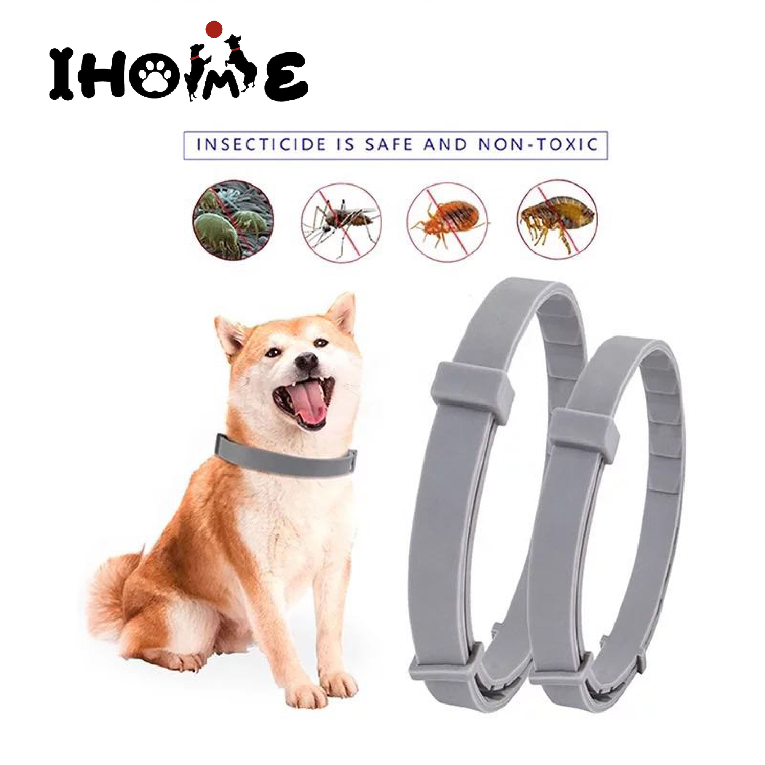 Multi-color protective collar for dog and cat