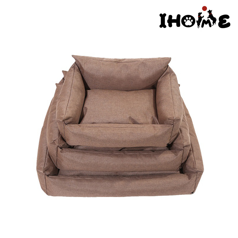 Shop directly from the factory for Brown Warm Basket Bed Cushion, Oxford Fabric Pet Nest