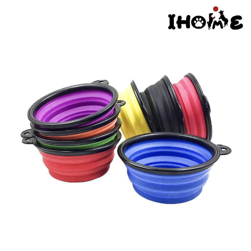 Foldable Dog Bowl, Portable Food Bowl, Pet Water Bottle