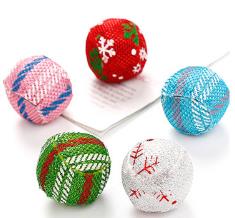 Christmas pet chew balls,dog chew toys,chewy toys