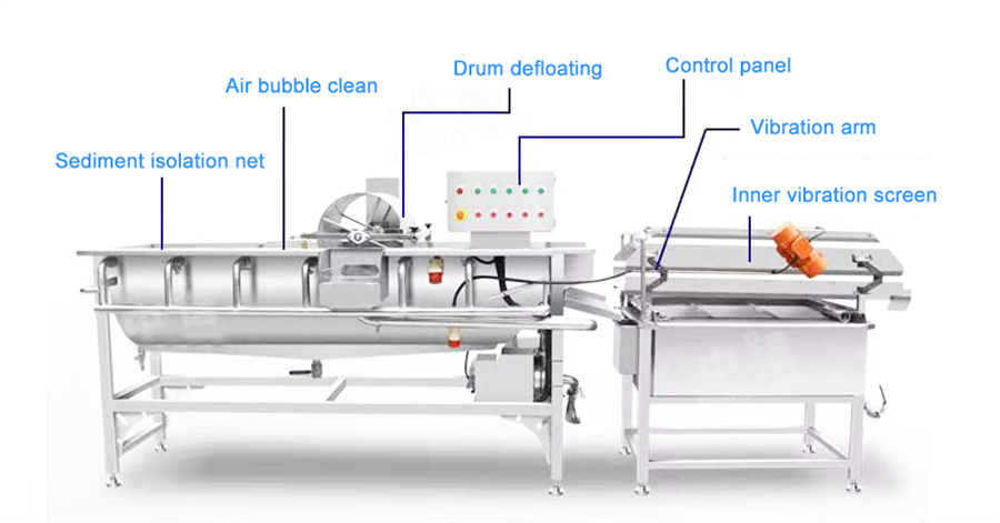 vegetable Vortex Cleaning Machine 2