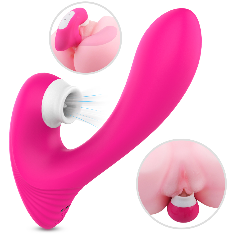 Powerful Vibration And Tongue Licking <a href='/female-vibrator/'>Female Vibrator</a> IFSDH002