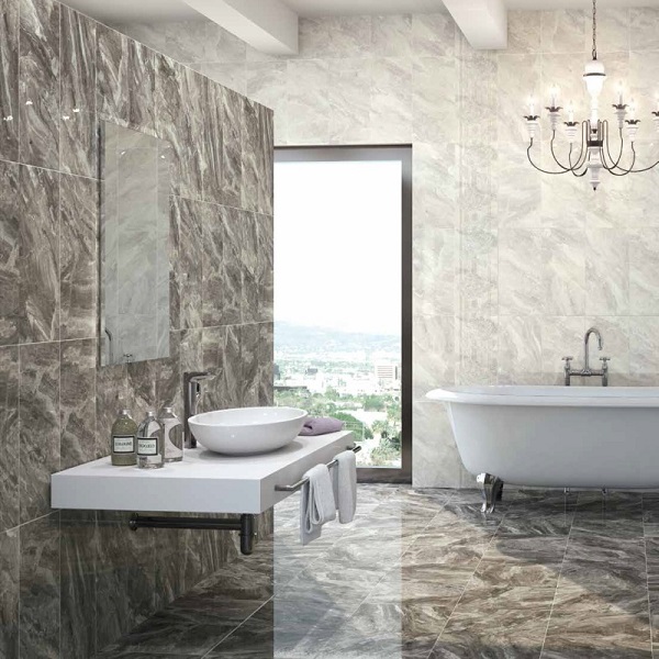 Onyx & Marble Kiruna High Gloss Wall & Floor Tile | British Ceramic Tile