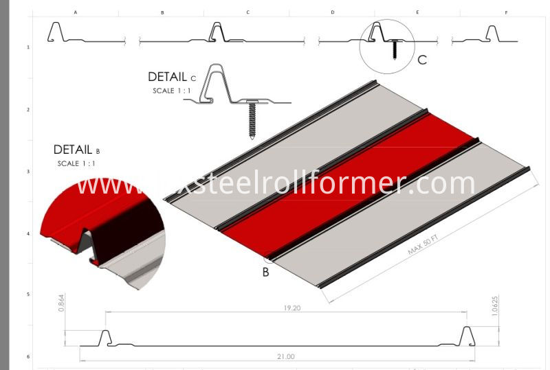 Standing Seam Roll Forming Machine-Forming Machine-Roof Forming Machine