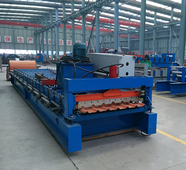 1050 Aluminium Steel Corrugated Sheet Forming Machine Roof Tile Making Machine